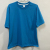 S001 Cotton round Neck Short-Sleeved T-shirt Solid Color Opaque Cotton Short-Sleeved Bottoming Shirt Blue Dark Blue