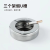 Stainless Steel Ash Tray round Ashtray Creative Bar Household with Lid Ashtray