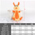 2021 New Pet Plush Cartoon Animal Sound Toy Dog Bite-Resistant Interactive Cat Plush Toy Wholesale