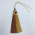 Two-Color Double-Ear Tassel Double-Piece Double-Beard High-Grade Polyester Silk Tassel Car Hanging Bookmark Fan Pendant Tassel Wholesale