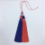 Two-Color Double-Ear Tassel Double-Piece Double-Beard High-Grade Polyester Silk Tassel Car Hanging Bookmark Fan Pendant Tassel Wholesale