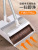 Innovative Magnetic Suction Broom Set Household Broom Dustpan Combination Non-Viscous Sweeping Storage Broom