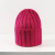 Hat for Women 2022 Autumn and Winter New Sleeve Cap Korean Style All-Matching Knitted Hat Japanese Rabbit Fur Vertical Stripes Age-Reducing Student's Hat