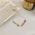 Transparent Colorized Butterfly Crystal String Beads Bracelet Female Summer High Sense Special-Interest Design Girlfriends Bracelet 2022 New
