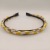 Metal Pu Chain Headband European and American Elegant Twist Headband Outdoor All-Matching Hair Pressing Hairpin Chain Woven Hemp Headband