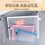 A4a5 Transparent Nylon Mesh File Bag Zipper Test Paper Information Bag Buggy Bag Office Student Pencil Case Subject Bag