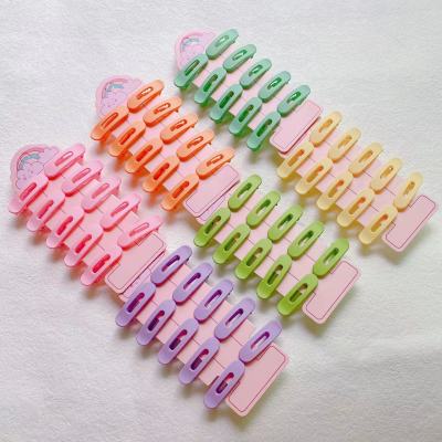 Cute Color Duckbill Clip Makeup Bathing and Face Washing Bang Side Clip Creative Simple Clip Head Clip Headwear Fashion