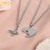 European And American New Butterfly Heart-Shaped Multi-Part Couple Necklace Fashion Simple Pair Of Men And Women Pendant Jewelry Wholesale