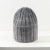 Hat for Women 2022 Autumn and Winter New Sleeve Cap Korean Style All-Matching Knitted Hat Japanese Rabbit Fur Vertical Stripes Age-Reducing Student's Hat