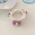 and Summer Comely Pearl Bracelet Flower Hairband Bun Cute Dual-Purpose Hair Rope High Ponytail Bow Hair Accessories