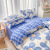 Cotton Brushed Fitted Sheet Four-Piece Set Fresh Thickening Bed Sheet Quilt Cover Three-Piece Bedding Gift Wholesale