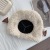 Lamb Hat Japanese Style Sweet and Cute Ears Lamb Plush Bonnet Thickened Thickened Warm Pullover Cap Female Fashion