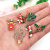 Mixed 40 Christmas Pendants Alloy Dripping Oil Pendant Santa Claus Snowman Tree Elk Ornament Accessories