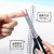 Factory Direct Supply Black Office Safety Scissors Student Manual Paper Cutting Scissors 6.5-Inch Stationery Prob-Pointed Scissors Wholesale