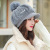 Korean Style Autumn and Winter New Hat Women's Fashion All-Match Plush Warm Peaked Cap Cute Fur Ball Cold-Proof Earmuffs Hat Thick