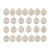 10 Colors Optional DIY Alloy Accessories 26 Kinds Each 1 Set English Letter Brush Double-Sided Alloy Dripping Pendant