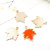 1 Maple Leaf Oil Dripping Alloy Pendant 19x24mm DIY Alloy Decoration Accessories Single Hanger Head Rope Bracelet Pendant