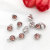 Alloy Diamond 12 Birthstone Small Pendant Star Stone Lucky Stone Birthday Stone DIY Pendant 6mm