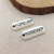 Tibetan Silver Rectangular Inspirational English Letter Tag Exquisite Alloy DIY Ornament Pendant Parts Material Wholesale