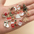 30 Christmas Drop Oil Pendant Alloy Small Pendant Christmas Tree Alarm Hair Accessories Bracelet DIY Ornament Accessories