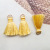 1 Color Silk Thread Hanging Ring Fimbrilla Clothing Accessories 2.3cm Tassel Pendant Accessories Crafts