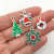 1 Christmas Tree Snowflake Bell DIY Alloy Accessories Bracelet Necklace Key Ring Small Pendant Drop Oil Small Pendant