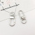 DIY Ornament Hardware Accessories High-End Hanging Plated Rotating Door Latch Bag Buckle Universal Buckle Three Points Small Hanging Buckle Keychain
