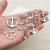 DIY Handcraft Jewelry Material Retro Antique Silver Boat Anchor Small Pendant 1 Earring Necklace Bracelet Pendant Manufacturer