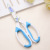 Spring Scissors Creative Printing Stainless Steel Kitchen Scissors Home Barbecue Chicken Bone Scissors Multifunctional Vegetable Scissors