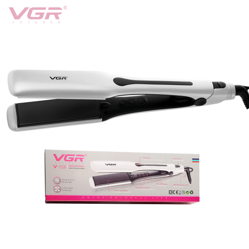 vgr556 negative ion straight hair splint widened panel hair straightener lcd digital display intelligent temperature control adjustment splint