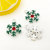 1 Christmas Tree Snowflake Bell DIY Alloy Accessories Bracelet Necklace Key Ring Small Pendant Drop Oil Small Pendant