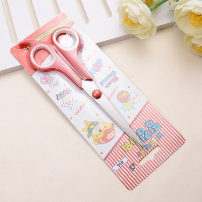 Spring Style Scissors Yangjiang Factory Office Scissors Stationery Student Paper Cut Manual Scissor Household Stainless Steel Scissors