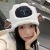 Lamb Hat Japanese Style Sweet and Cute Ears Lamb Plush Bonnet Thickened Thickened Warm Pullover Cap Female Fashion