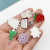 1 White K Drop Oil Alloy Decorations Accessories Santa Claus Christmas Tree Creative DIY Earrings Pendant Small Pendant