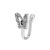Cross-Border Fashion Personality U-Shaped Fake Nose Ring Amazon Diamond Butterfly Nose Stud European and American Non-Piercing Nasal Splint Piercing Jewelry