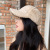 Baseball Cap for Women Autumn and Winter New Thickened Warm Korean Style Japanese Style Versatile Rabbit Hair Plush Cold-Proof Face-Looking Small Peaked Cap