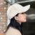 Baseball Cap for Women Autumn and Winter New Thickened Warm Korean Style Japanese Style Versatile Rabbit Hair Plush Cold-Proof Face-Looking Small Peaked Cap