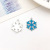 1 White K Drop Oil Alloy Decorations Accessories Santa Claus Christmas Tree Creative DIY Earrings Pendant Small Pendant