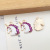 1 Oil Dripping Unicorn Alloy Pendant Strap Ear Studs Hanger DIY Accessories Handmade Earrings Ear Clip Ear Rings