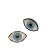 Korean Retro Geometric Eyes Grip New Korean Style Color Acetate Grip Temperament Devil 'S Eye Hairpin