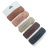 2022autumn and Winter New Letter Color Leather BB Clip Back Head Hairpin Forehead Broken Hair Clip Headdress Hairpin