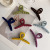 Celebrity Ins Velvet Barrettes Female Grip Back Head Shark Clips Hairpin South Korea Elegant Graceful Large Headdress