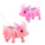 Electric Leash Pig Leash Pig Leash Pig Electric Luminous Music Leash Pig Children's Toys Wholesale