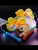 Festival Portable Lantern Luminous Portable Bounce Ball Cute Cartoon Moon Rabbit Bird Star Sky Ball Small Toy Wholesale