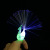 Finger Lights Color-Changing Peacock Open Screen Optical Fiber Lamp Children's Stall Night Market Luminous Ring Toys