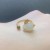 Jade Natural Hetian Jade Jade Hare Eardrops Stud Earrings Ring Bracelet Necklace Gold Inlaid with Jade Jade Wholesale