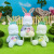 Mini Rabbit Resin Blind Box Hand-Made Creative Cartoon Rabbit Trendy Doll Cute Bunny Decoration Wholesale