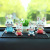 New Car Decoration Cute Little White Rabbit Family Portrait Decoration Car Creativity Dashboard Car Interior Delivery