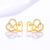Japanese and Korean Fashion Special-Interest Design Fashion Ear Studs Cold Style Temperament Heart-Shaped Earrings
