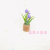 Artificial/Fake Flower Bonsai Hemp Rope Knitted Basket Tulip Daily Use Ornaments